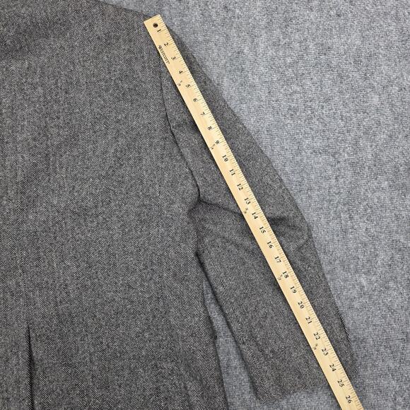 Gianfranco Ruffini Blazer Mens 42R Camel Hair Blend Italy Herringbone Jacket - Picture 9 of 16